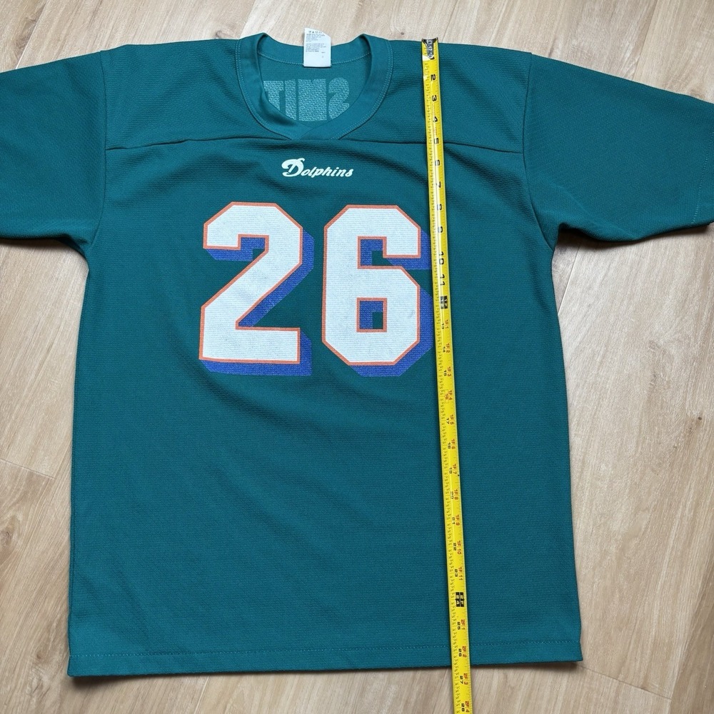 Vintage Lamar Smith Dolphins Jersey Youth XL Single Stitch - Picture 9 of 10